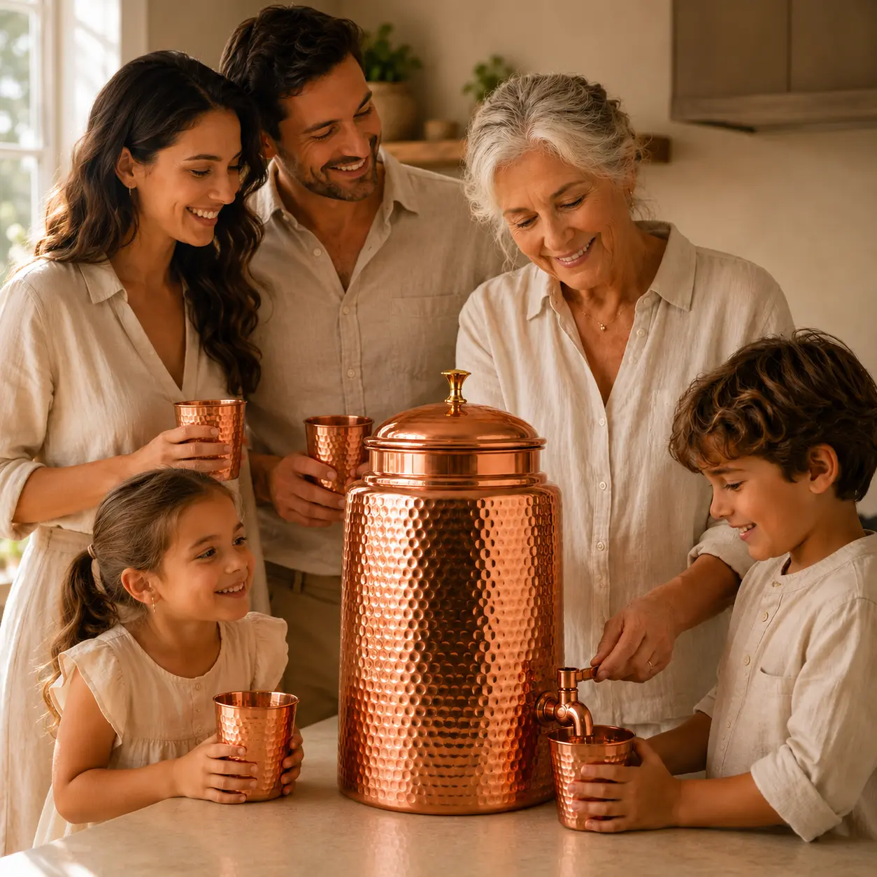 Alma Pure – Kupfer-Wasserspender 99,9 % rein