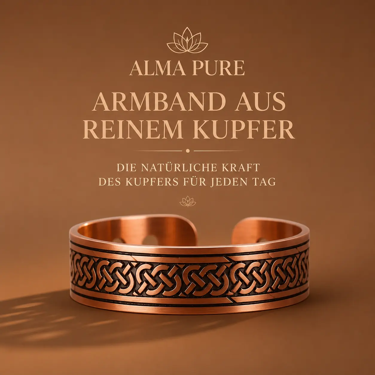 Reines Kupferarmband Alma Pure™