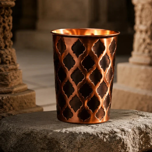 Alma Pure - Diamond-Becher aus 99,9 % massivem Reinkupfer