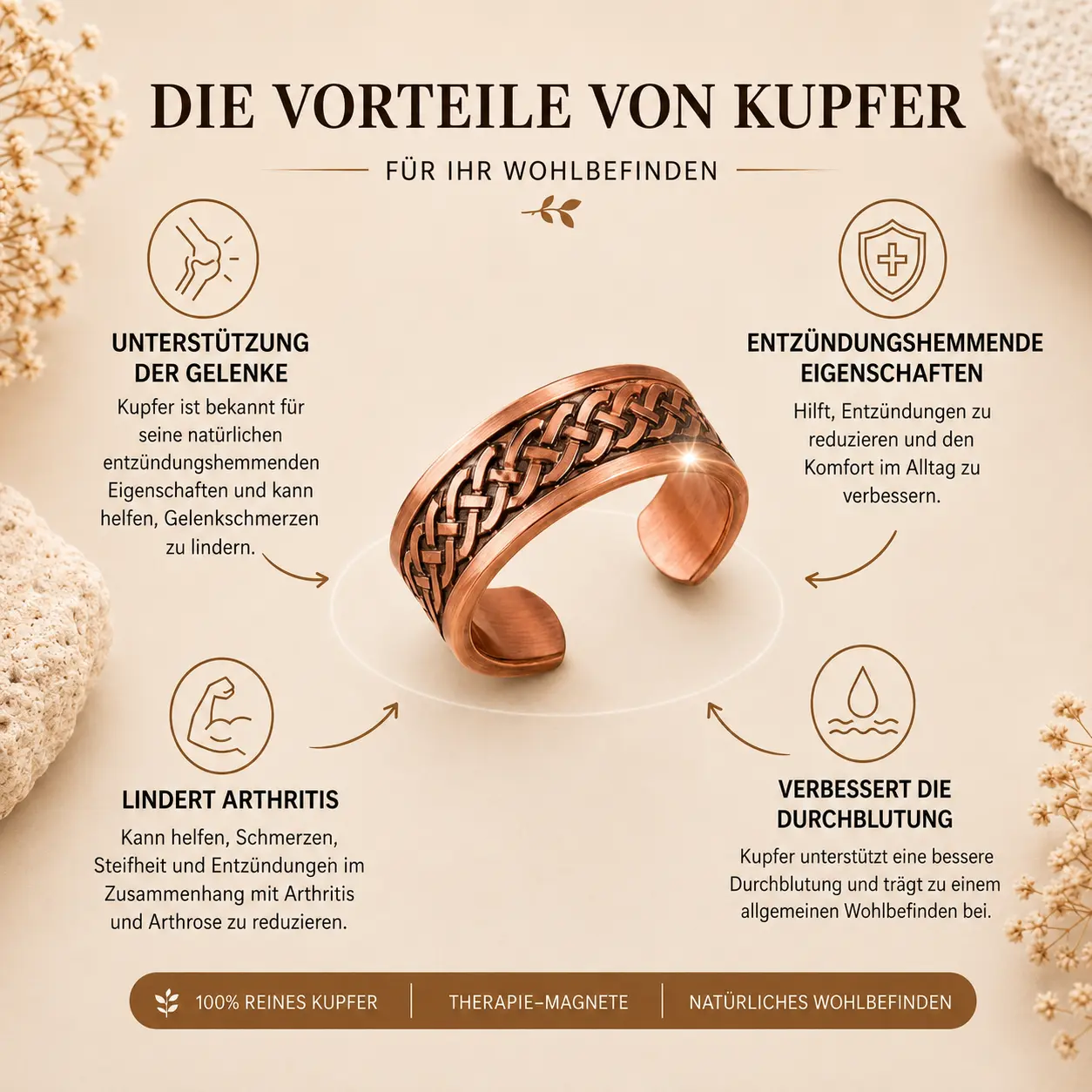 Reiner Kupferring Alma Pure™
